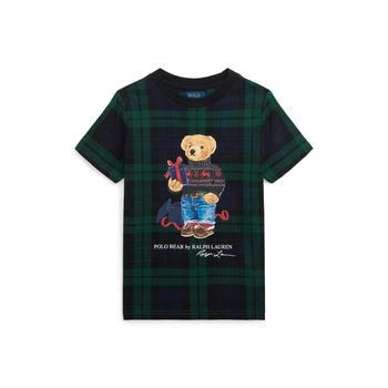 Ralph Lauren | Polo Bear Plaid Cotton Jersey Tee (Toddler/Little Kids),商家Zappos,价格¥229