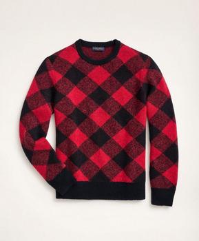 Brooks Brothers | Buffalo Check Crewneck Sweater商品图片,2.9折