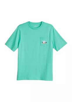 Vineyard Vines, Vineyard Vines | Boys 8-20 Short Sleeve Spring Break Whale Pocket T-Shirt商品图片 