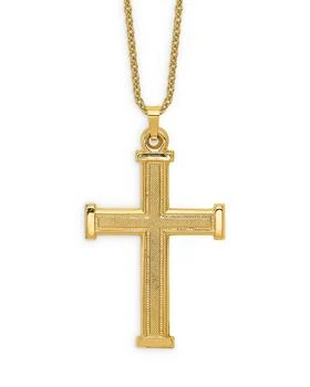 Bloomingdale's | Men's Latin Cross Pendant Necklace in 14K Yellow Gold, 20" - 100% Exclusive,商家Bloomingdale's,价格¥8044