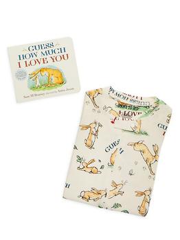 商品Books To Bed | Baby Girl's Guess How Much I Love You Book & Coverall Set,商家Saks Fifth Avenue,价格¥430图片