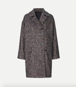 推荐Blue Melange Vibe Coat 11098商品