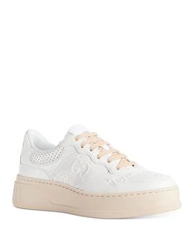 推荐Women's GG Logo Platform Low Top Sneakers商品