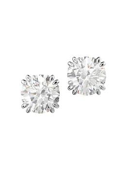 施华洛世奇耳环推荐, Swarovski | Constella Rhodium-Plated & Crystal Stud Earrings商品图片 