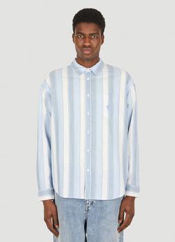 stussy衬衫, STUSSY | Wide Stripe Shirt in Blue商品图片 