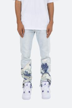 mnml gat好用吗, MNML | D233 Wave Straight Denim - Light Blue商品图片 