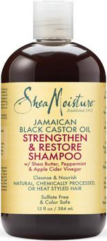SheaMoisture | Jamaican Black Castor Oil Strengthen & Restore Shampoo商品图片,9.7折×额外8折, 额外八折