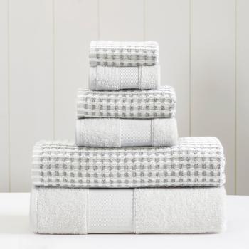商品Modern Threads 6-Piece Yarn Dyed Cobblestone Jacquard Towel Set图片