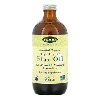 商品Flora Inc High Lignan Flax Oil Organic 8.5 Oz图片