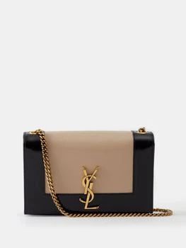 Yves Saint Laurent | Kate small two-tone leather cross-body bag 
