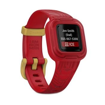 Unisex Vívofit Jr. 3 Marvel Iron Man Red Silicone Strap Smart Watch 130-175mm