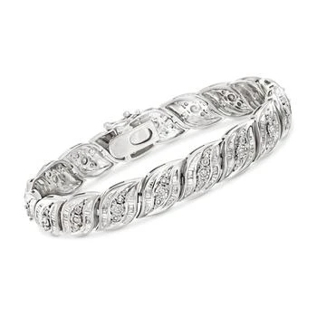 Ross-Simons | Ross-Simons Diamond Bracelet in Sterling Silver,商家Premium Outlets,价格¥4810