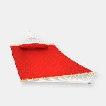 Sunnydaze Decor | Sunnydaze 2-Person Quilted Fabric Hammock with Pillow,商家Verishop,价格¥679