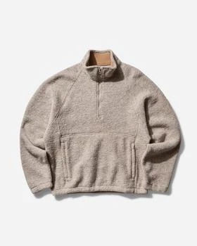 STUSSY | Men's Wool Blend Sherpa Mock Neck Sweater Tan,商家Slam Jam,价格¥1503