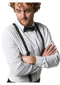Mio Marino, Mio Marino | Men's Suede Y-Back Suspenders Bow Tie商品图片 