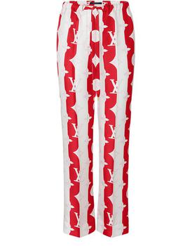 lv丝巾, Louis Vuitton | Beach Monogram Silk Twill Pajama Pants商品图片 包邮包税