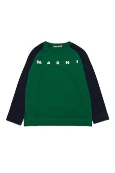 Marni | Marni Kids Logo Printed Crewneck T-Shirt 5.7折