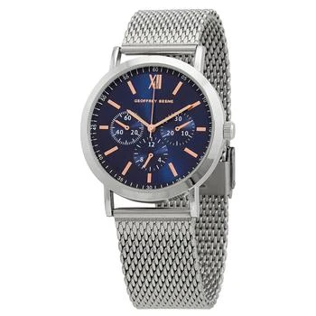 Geoffrey Beene | Chronograph Quartz Blue Dial Men's Watch GB8048SLBL,商家Jomashop,价格¥298