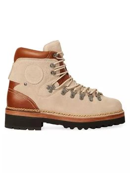 Ralph Lauren | Alpine Suede & Leather Hiking Boots 7折, 独家减免邮费
