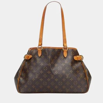 推荐Louis Vuitton Brown Canvas Monogram Batignolles Horizontal Bag商品
