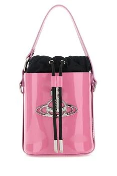 Vivienne Westwood | Pink Leather Small Daisy Bucket Bag 