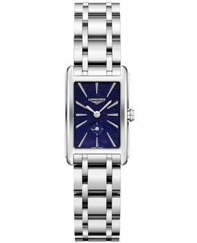 Longines | Longines DolceVita Blue Dial Stainless Steel Women's Watch L5.255.4.93.6商品图片,8折