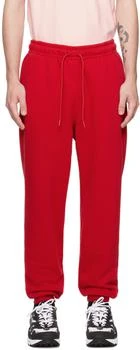 Jordan | Red Brushed Lounge Pants 5.8折, 独家减免邮费
