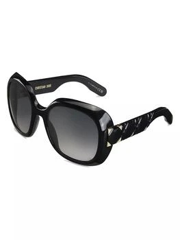 推荐Lady 95.22 R2I 58MM Round Sunglasses商品