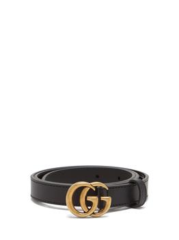 product GG-logo leather belt image