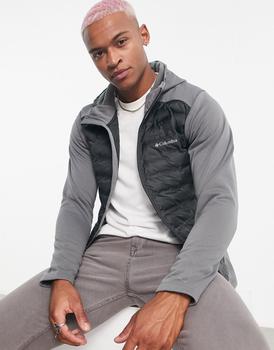 Columbia | Columbia Out-Shield insulated full zip hyrid hoodie in grey商品图片,