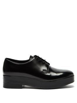 prada derby, Prada | Chunky-sole leather Derby shoes商品图片 