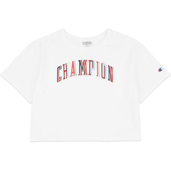 CHAMPION | Heritage Crop T-Shirt - White商品图片,额外8.5折, 额外八五折