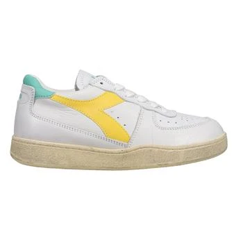 Diadora | Mi Basket Low Used Lace Up Sneakers,商家SHOEBACCA,价格¥170