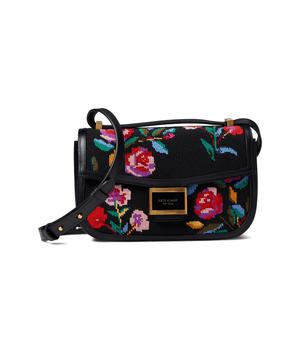 Kate Spade | Katy Autumn Floral Needlepoint Fabric Medium Convertible Shoulder Bag商品图片,独家减免邮费