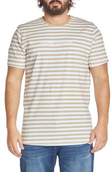 推荐Global Stripe Longline T-Shirt商品
