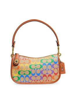 coach swinger, Coach | Swinger Pride Coated Canvas Shoulder Bag商品图片 7折