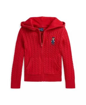 Ralph Lauren | Toddler and Little Girls Polo Bear Cotton Full-Zip Sweatshirt,商家Macy's,价格¥403