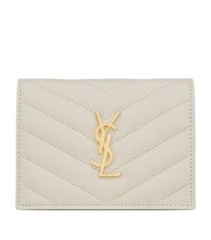 Yves Saint Laurent | Quilted Leather Monogram Wallet 