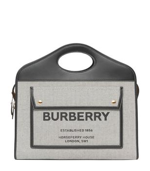 burberry tote, Burberry | Medium Horseferry Pocket Top-Handle Bag商品图片 