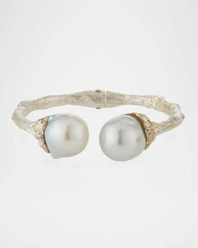 K Brunini | Large Twig 16mm Pearl Bangle,商家Neiman Marcus,价格¥69302