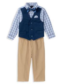 Nautica | Baby Boy’s 4-Piece Vest Set商品图片,6.3折