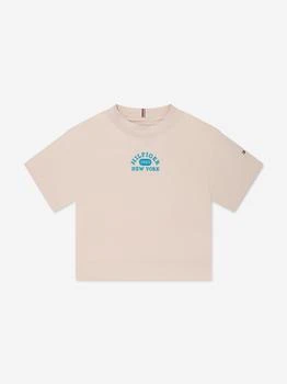 Tommy Hilfiger | Girls Varsity T-Shirt in Beige 额外8折, 额外八折