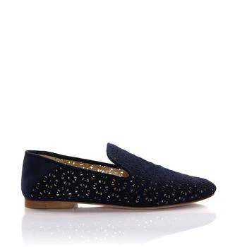 推荐Unützer Slipper suede perforated navy商品