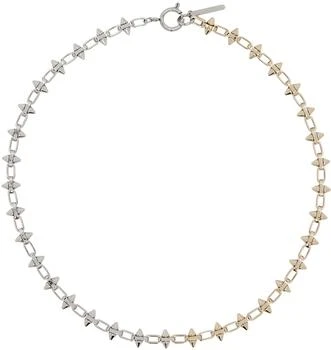 Justine Clenquet | Silver & Gold Paul Necklace,商家SSENSE,价格¥943