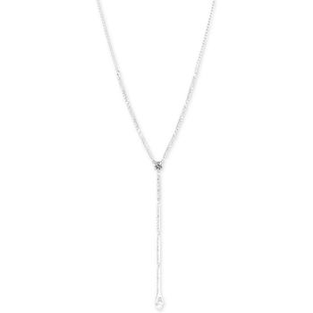 商品Givenchy | Crystal Lariat Necklace, 16"' + 3" extender,商家Macy's,价格¥487图片