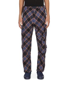 stussy裤子, STUSSY | Bias Plaid Surplus Cargo Pants Multicolor商品图片 4.4折×额外8.6折, 额外八六折