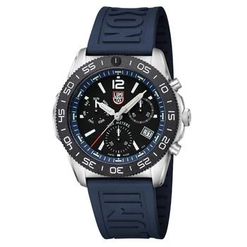 推荐Luminox Men's Watch - Pacific Diver Swiss Quartz Chrono Blue Rubber Strap | XS.3143商品