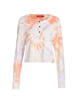 n:philanthropy | Harleen Cropped Tie-Dye Sweatshirt商品图片,2.4折