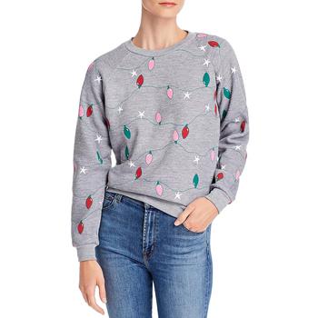推荐Wildfox Womens Fiona Graphic Holiday Sweatshirt商品