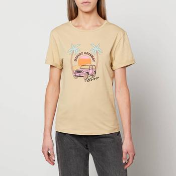 推荐BOSS Women's Esummer T-Shirt - Light Beige商品